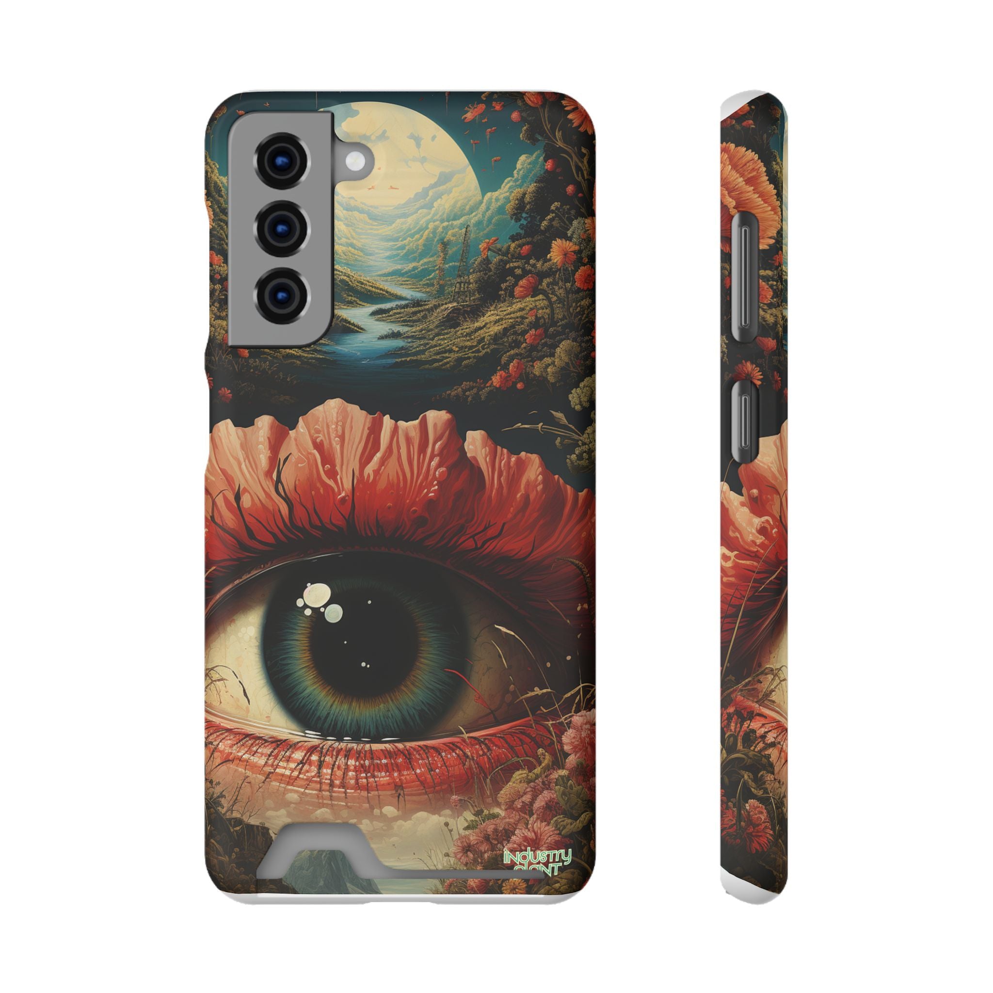 Eye Bloom Here... Stylish Phone Case with Card Holder by INDUSTRY PLANT @AutoPaybump