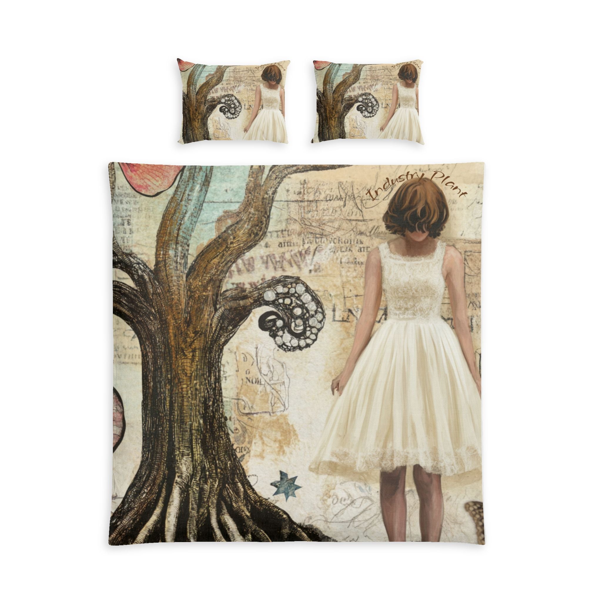 A TREE TREATY NEGOTIATION STAND OFF Cotton Bed Set by Industry Plant @AutoPaybump