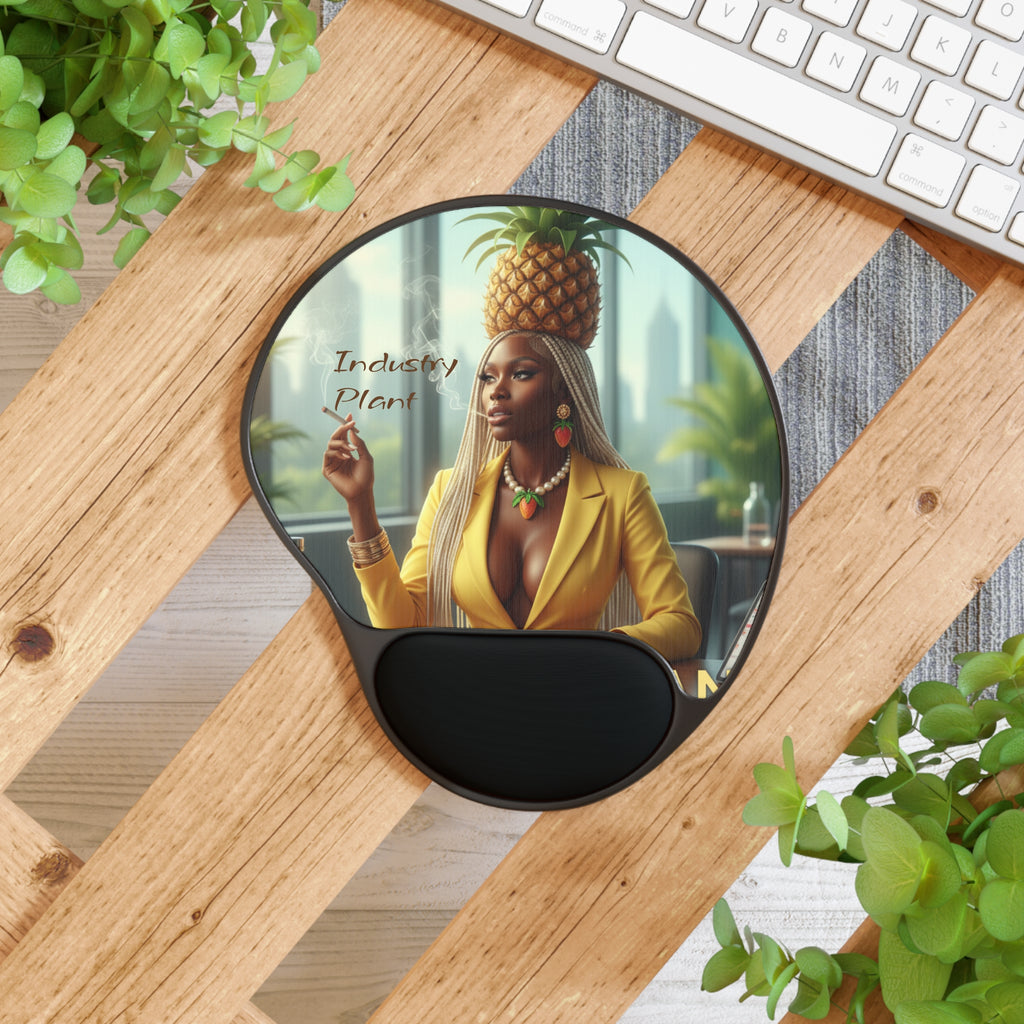 INDUSTRY PLANT Creative Mouse Pad with Wrist Rest | Designed by Technically DopeAF @AutoPaybump