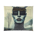 WOOD FAIRY FACE CARD Comforter by Industry Plant @AutoPaybump