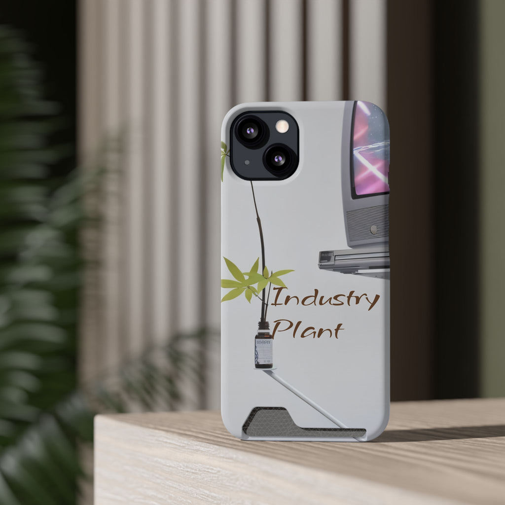 WEED TV Stylish Phone Case with Card Holder by Industry Plant @AutoPaybump