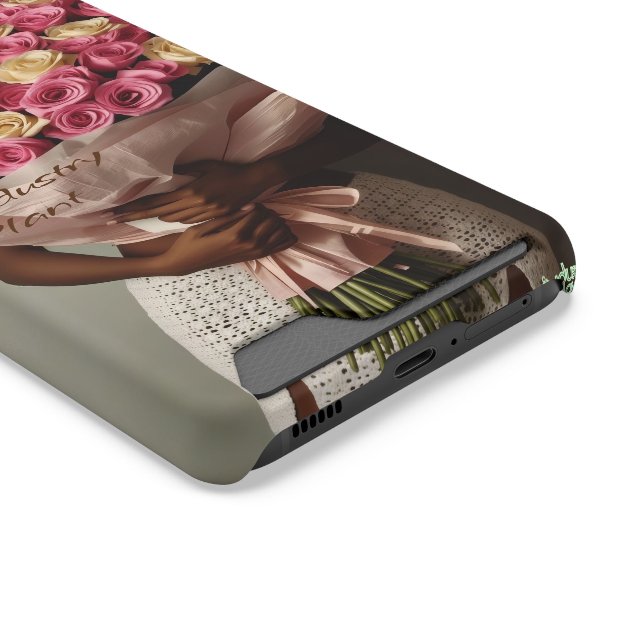 XOXO MS. BLOOMINGDALES PINK Stylish Phone Case with Card Holder by Industry Plant @AutoPaybump