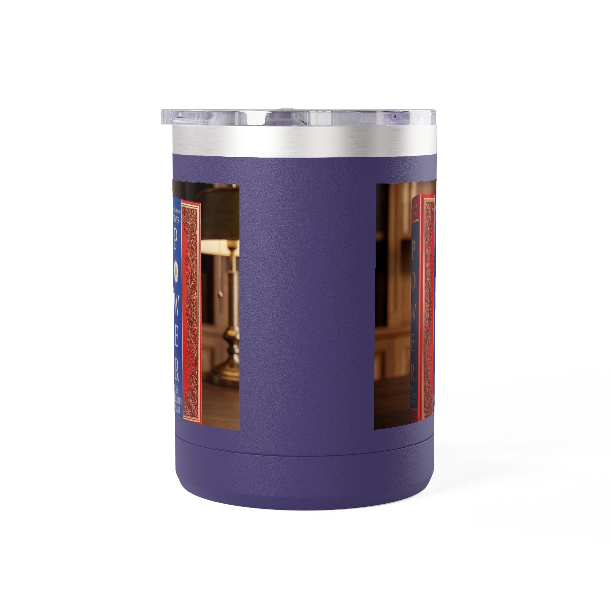 Galvanized Steel 48 LAWS of FLOWER POWER 15oz Coffee Mug Tumbler - #BookTok - Themed Unique Gift for Coffee Lovers by INDUSTRY PLANT