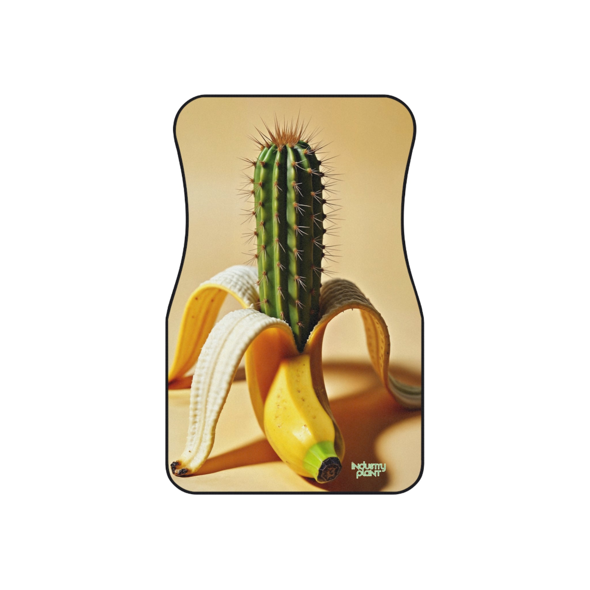 PEEL MY PRICKLED PECKER Unique Art Car Mats (Set of 4) - Stylish & Edgy Design by Industry Plant @AutoPaybump