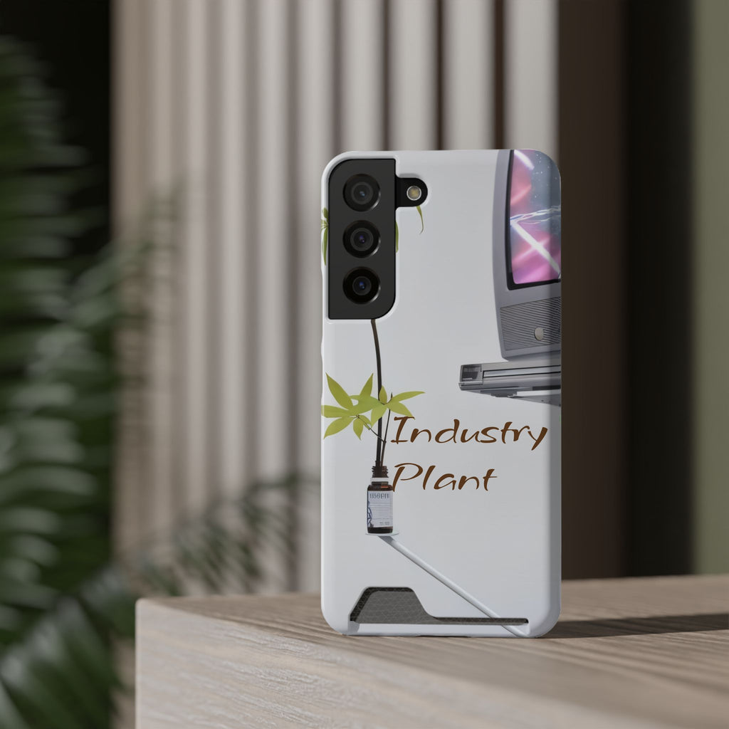 WEED TV Stylish Phone Case with Card Holder by Industry Plant @AutoPaybump