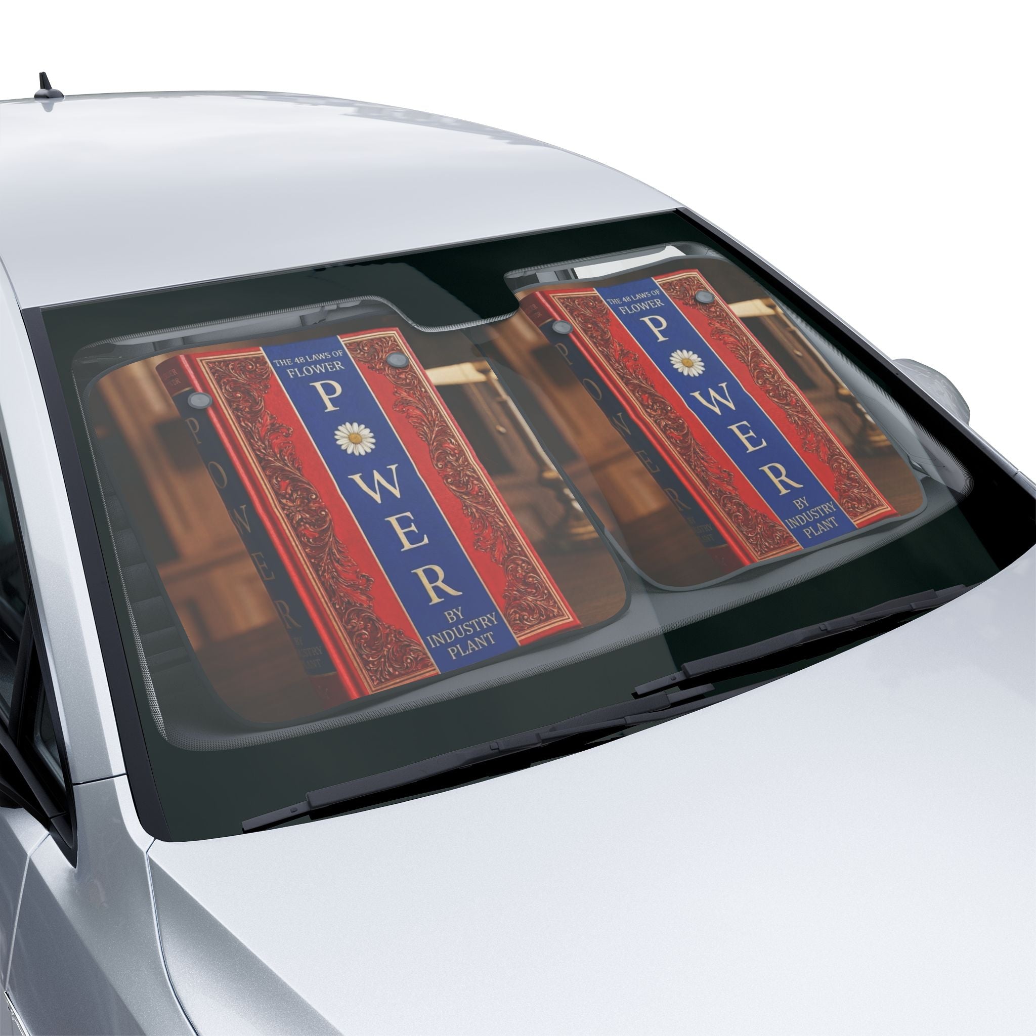 48 LAWS of FLOWER POWER - Stylish & Edgy Car Sun Shades - Perfect for Summer Road Trips - Designed by INDUSTRY PLANT