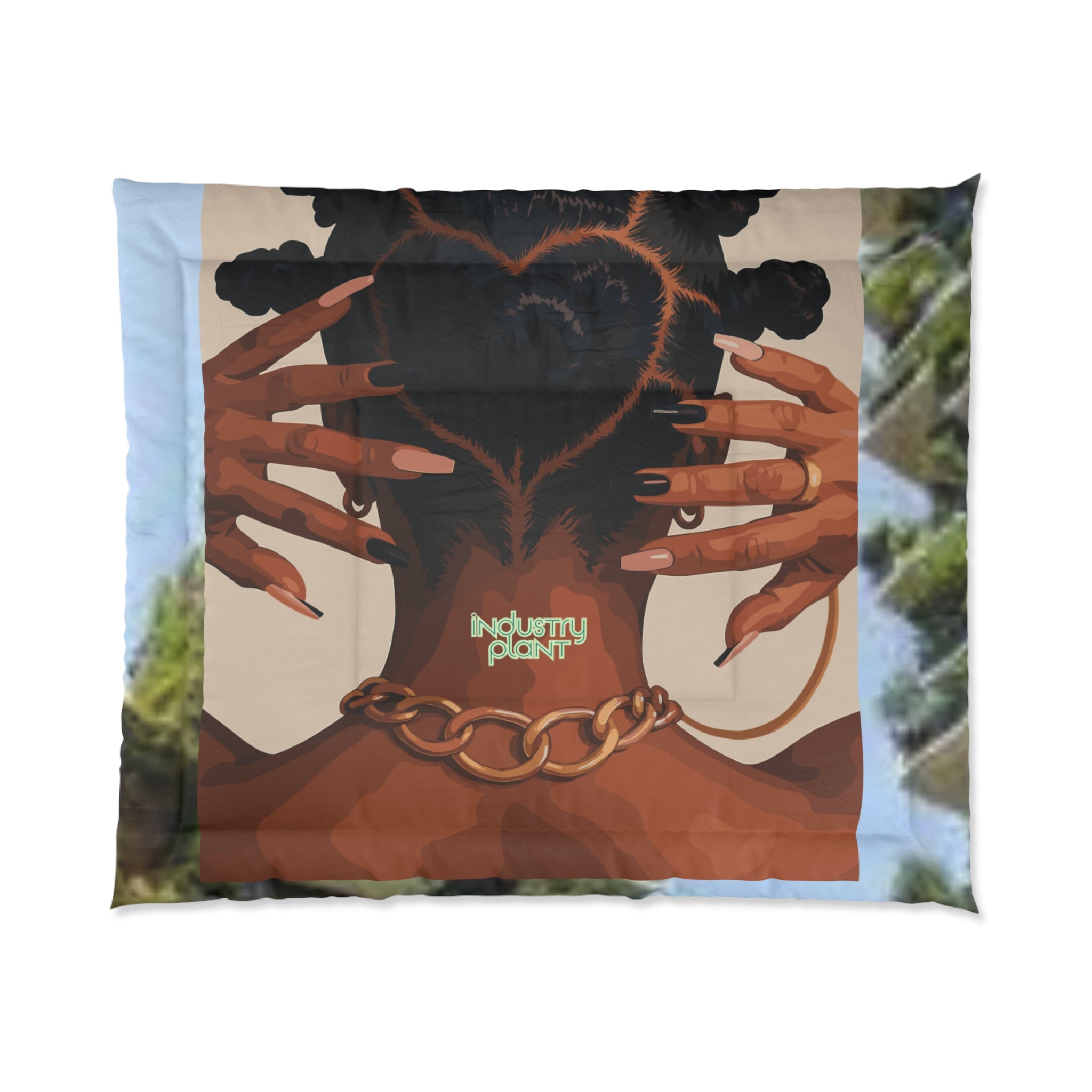 BANTU KNOTS x BOTANICALS Comforter by Industry Plant @AutoPaybump