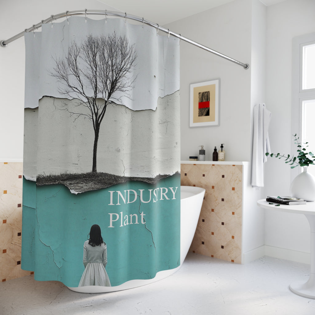 BRANCHING OFF ON MY OWN Shower Curtain by Industry Plant
