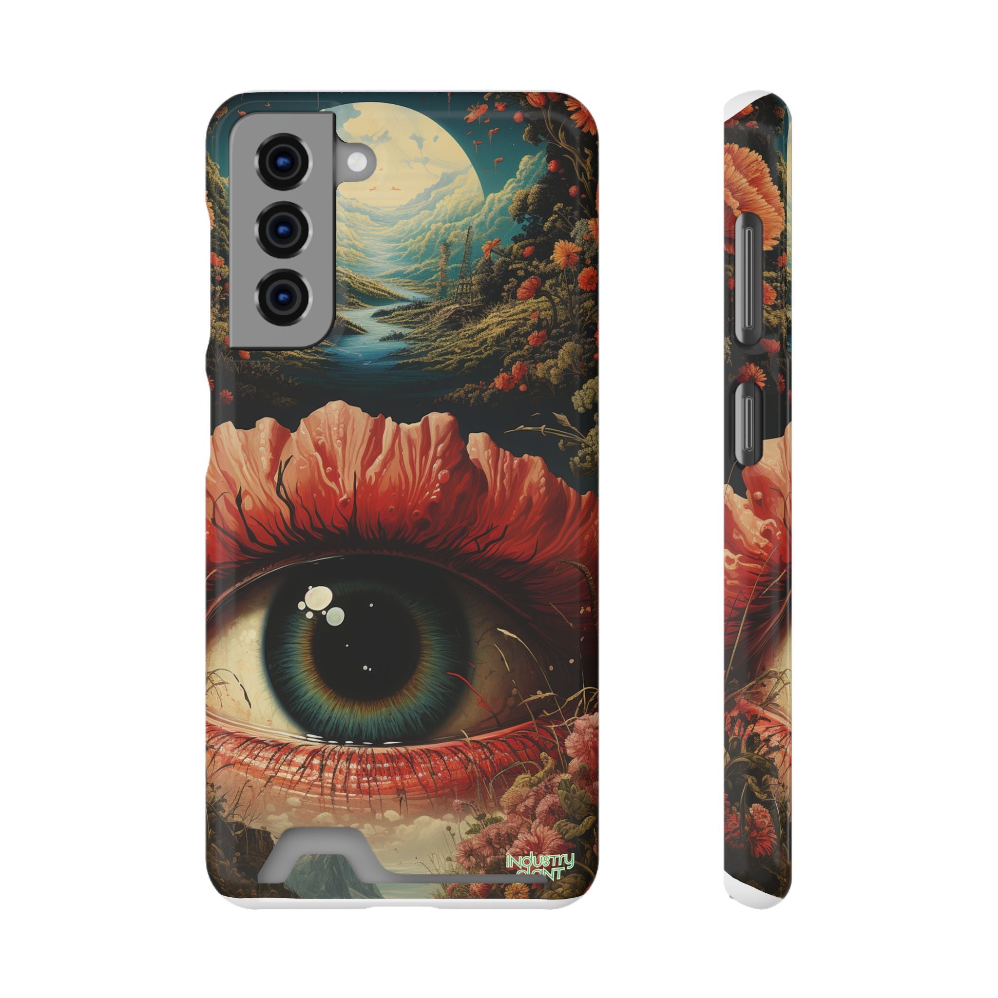 Eye Bloom Here... Stylish Phone Case with Card Holder by INDUSTRY PLANT @AutoPaybump