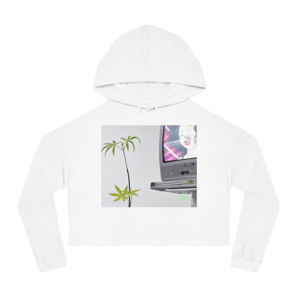 WEED TV Chic Women's Cropped Hoodie by Industry Plant @AutoPaybump