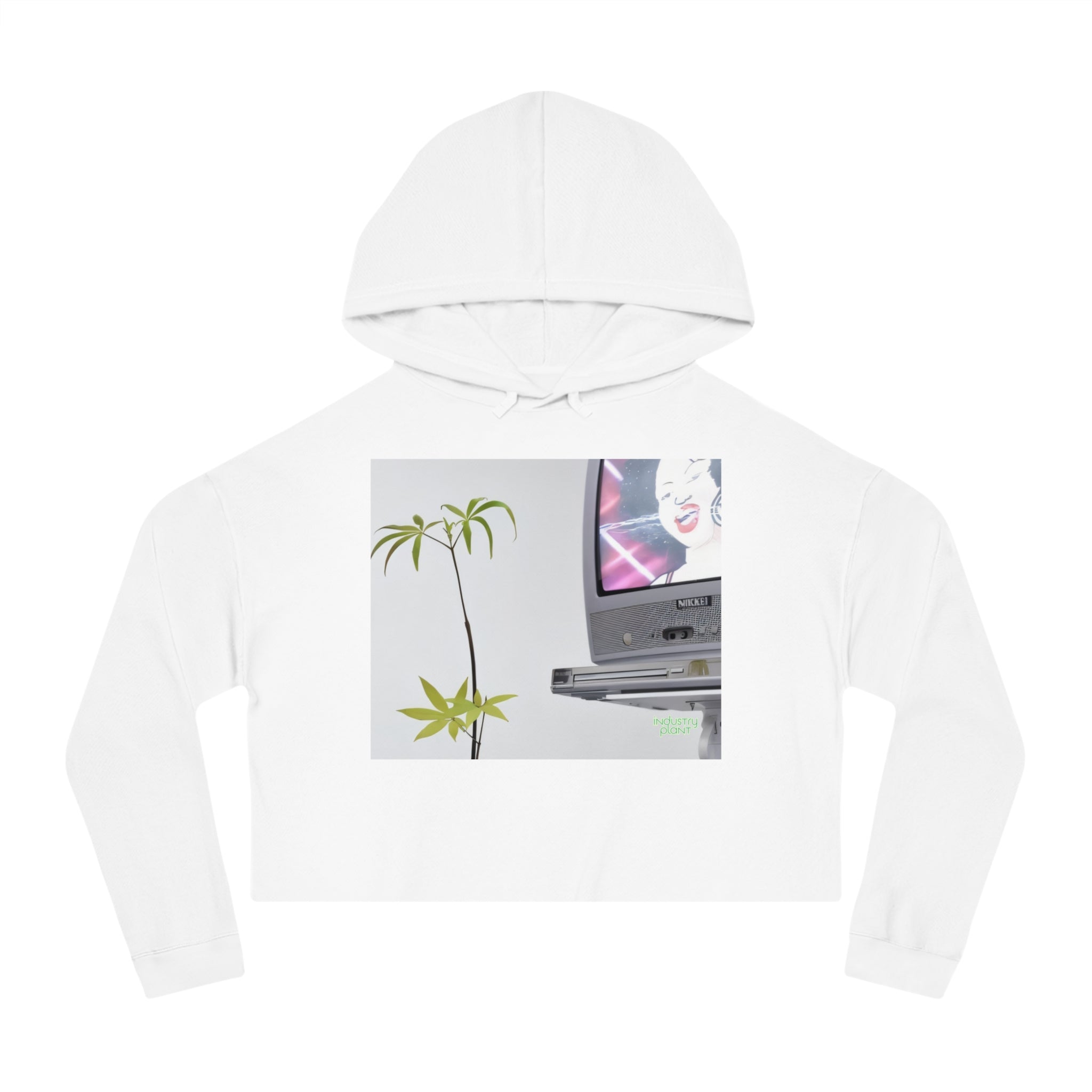 WEED TV Chic Women's Cropped Hoodie by Industry Plant @AutoPaybump