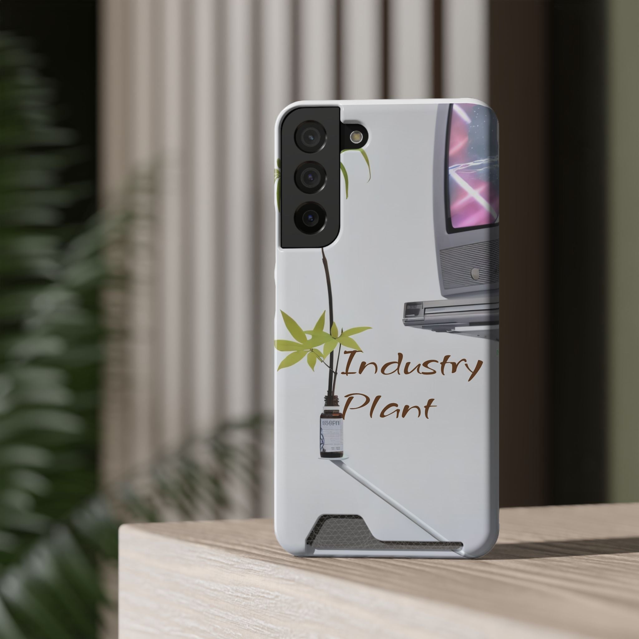 WEED TV Stylish Phone Case with Card Holder by Industry Plant @AutoPaybump