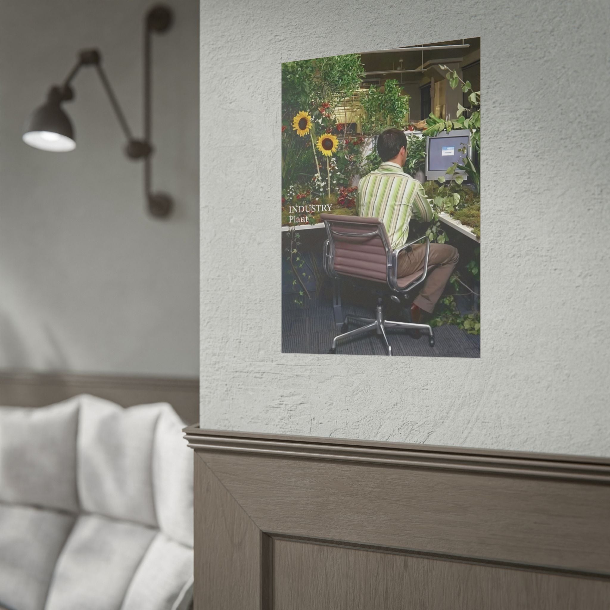 YOU'VE OUTGROWN THIS DAMN JOB!!! Fine Art Poster — Office Garden Fine Art Print by Industry Plant @AutoPaybump